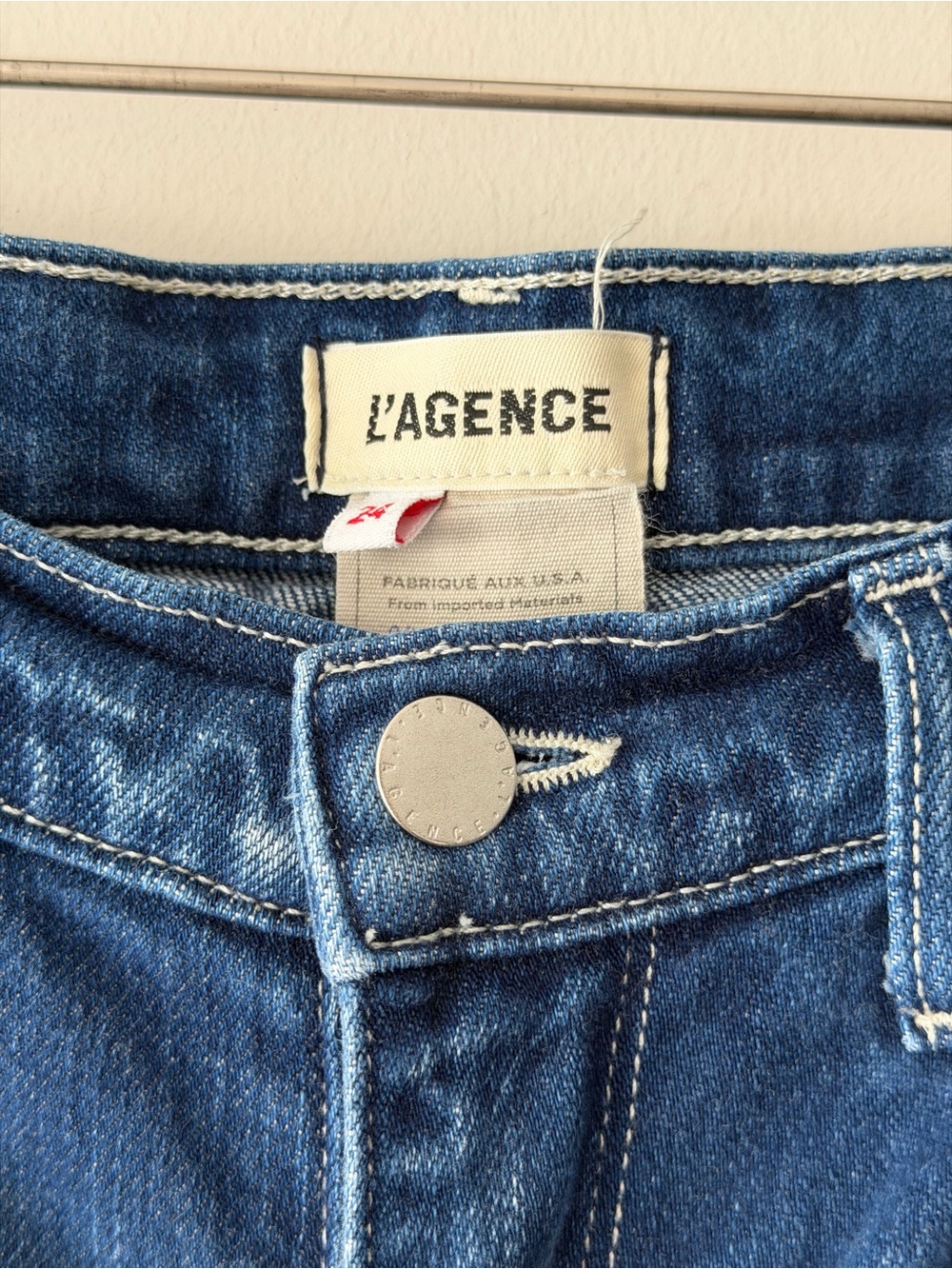 L'Agence Women's Blue Jeans Size 24 Made in USA